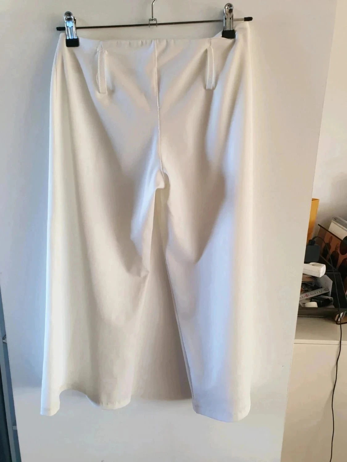 Pantacourt sarouel branco 36 yk2000 vintage – photo 4